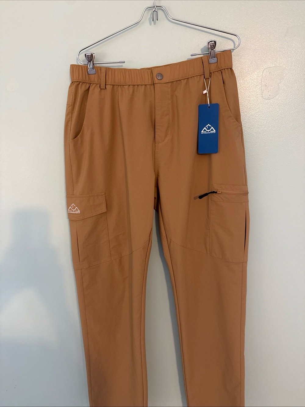 Men's Outdoor Sports Performance Cargo Pants - Tan